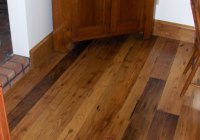 Chestnut flooring, remilled from barn timbers.